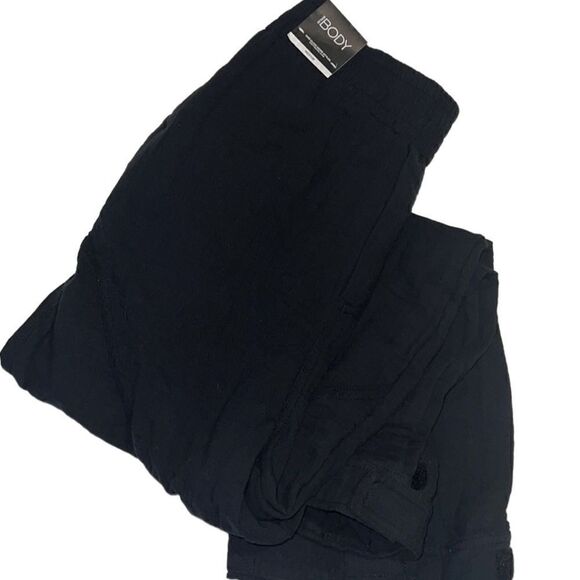 Cotton On Body Black Woven Front Pockets Dance Pants Size M NWT - Picture 1 of 16